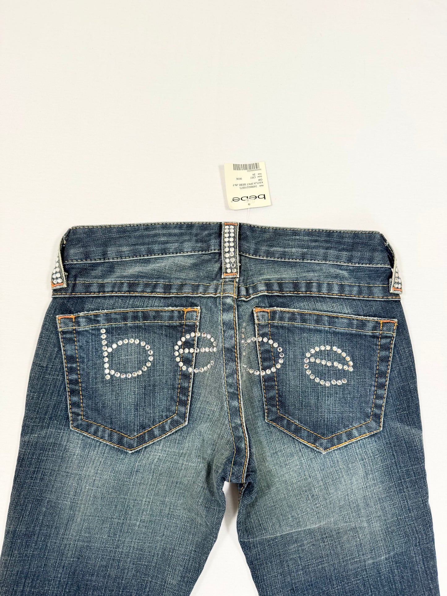Bebe Diamante Flared Jeans ♡ 24”