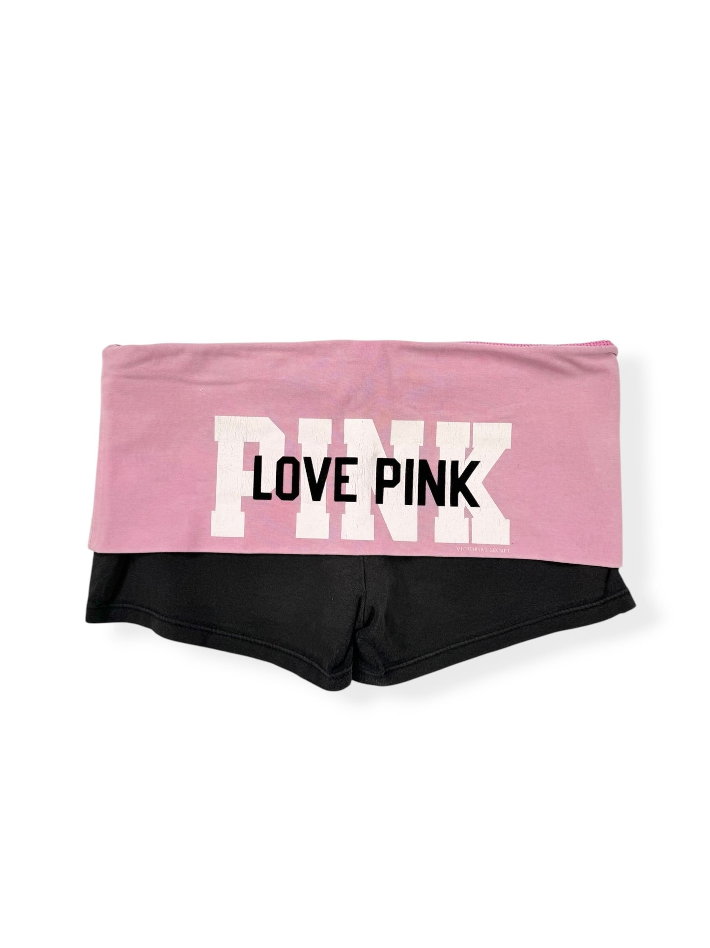 PINK Fold Over Mini Shorts ♡ S