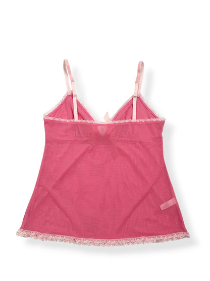 Cecil Mcbee Pink Bow Cami ♡ S