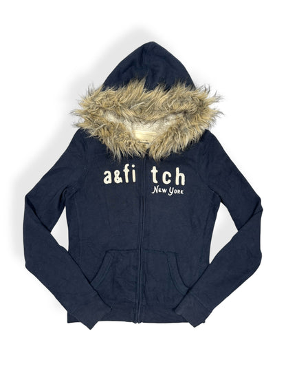 Abercrombie & Fitch Fur Hood Zip Up