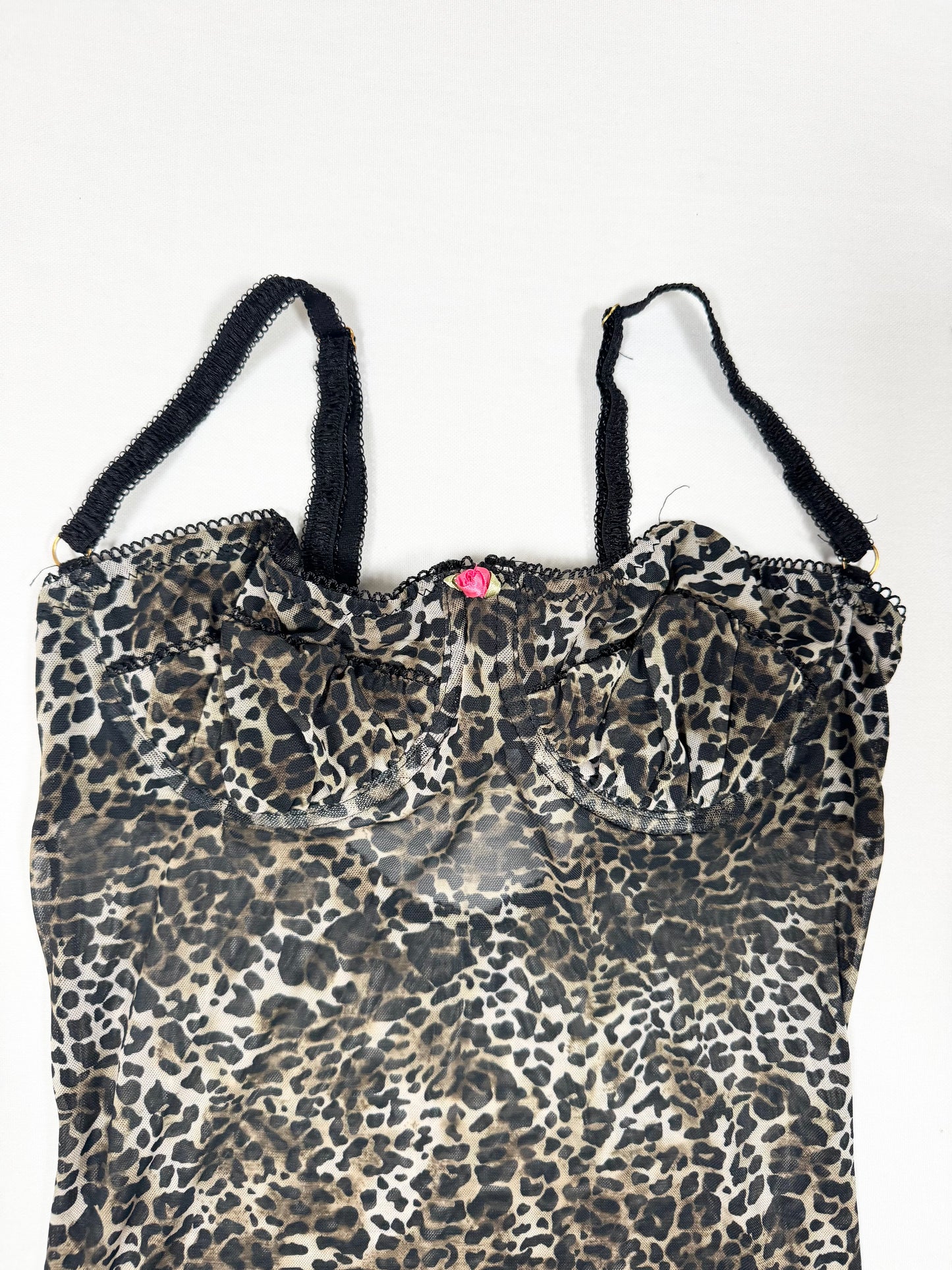 Leopard Rosebud Cami ♡ Size S