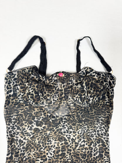 Leopard Rosebud Cami ♡ Size S
