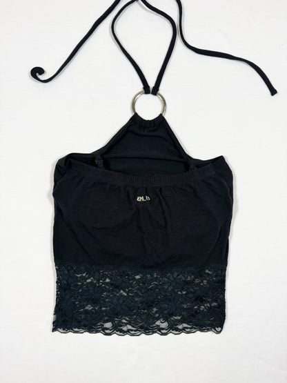 Lace O Ring Halter ♡ Size S