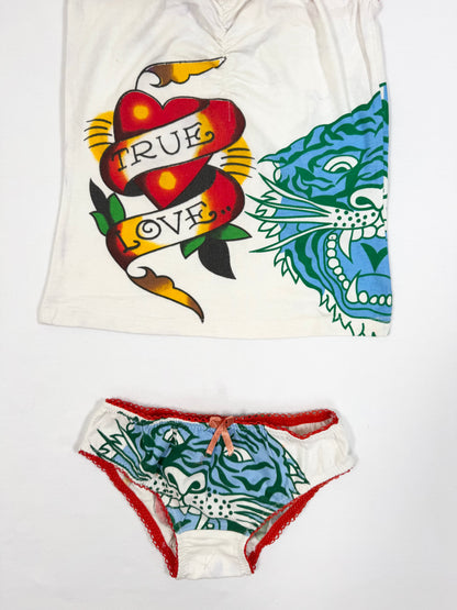 Ed Hardy Cami & Underwear Set ♡ XS
