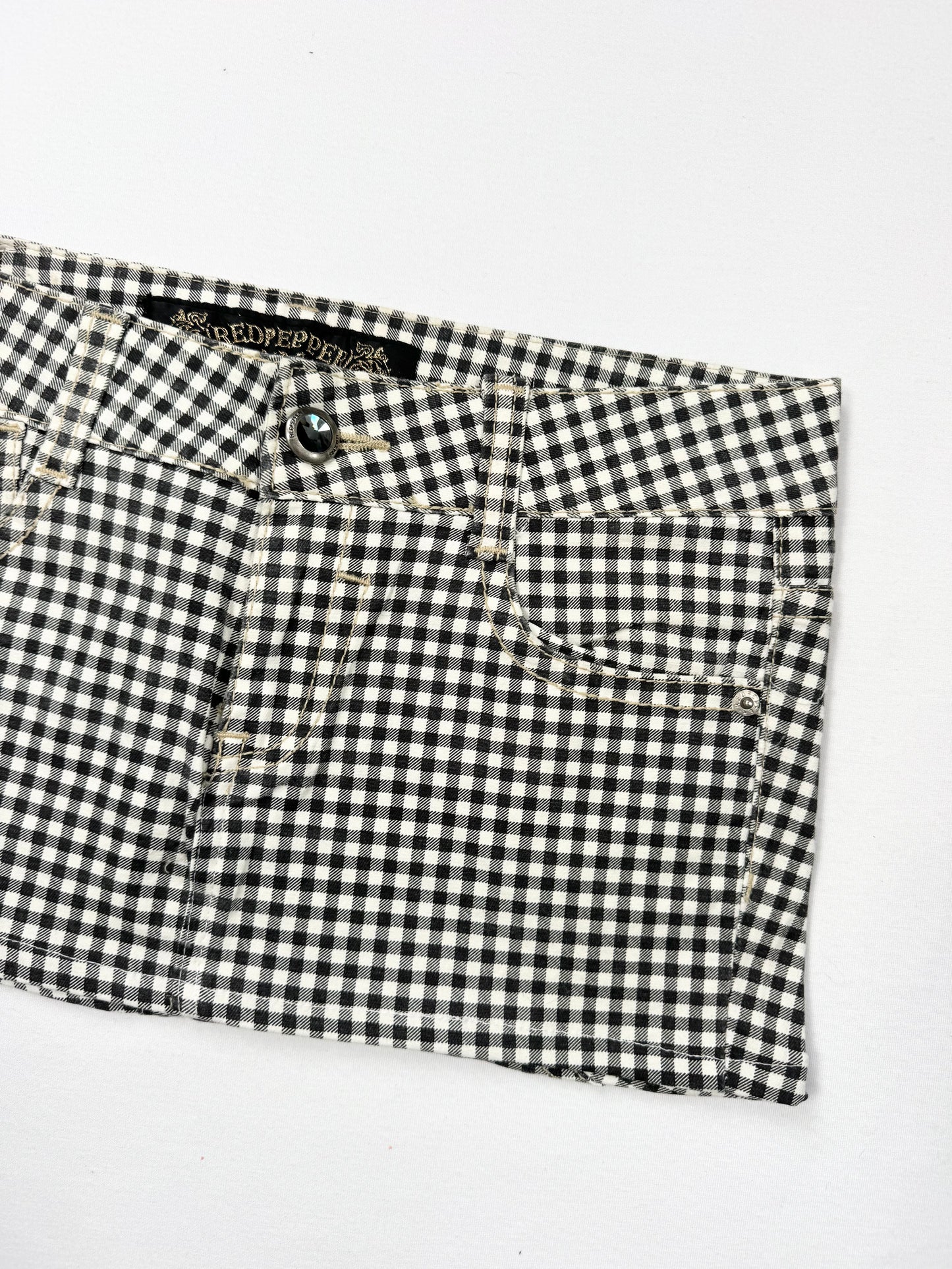 Red Pepper Plaid Mini Skirt ♡ S