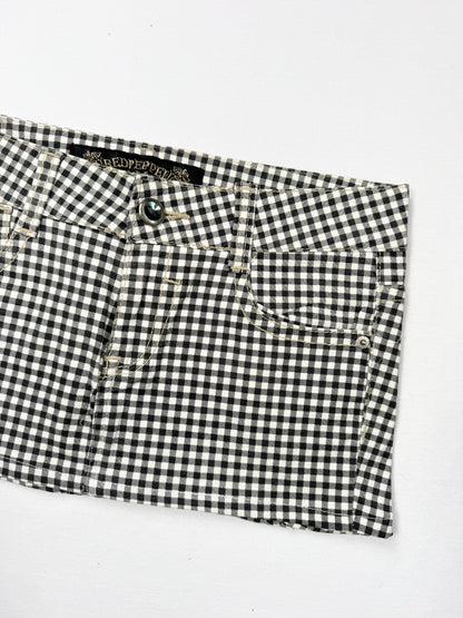 Red Pepper Plaid Mini Skirt ♡ S