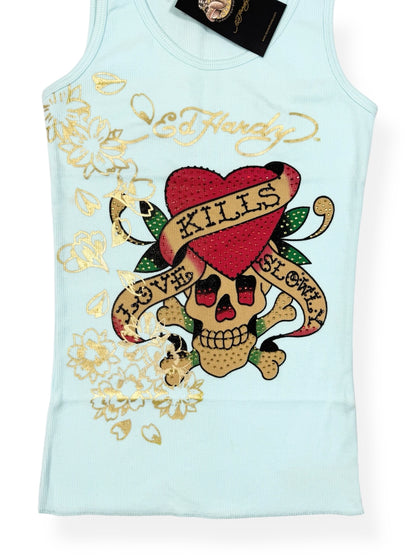 Ed Hardy Blue Tank