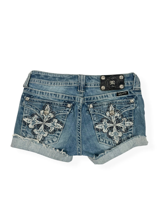 Miss Me Cross Shorts ♡ 29”