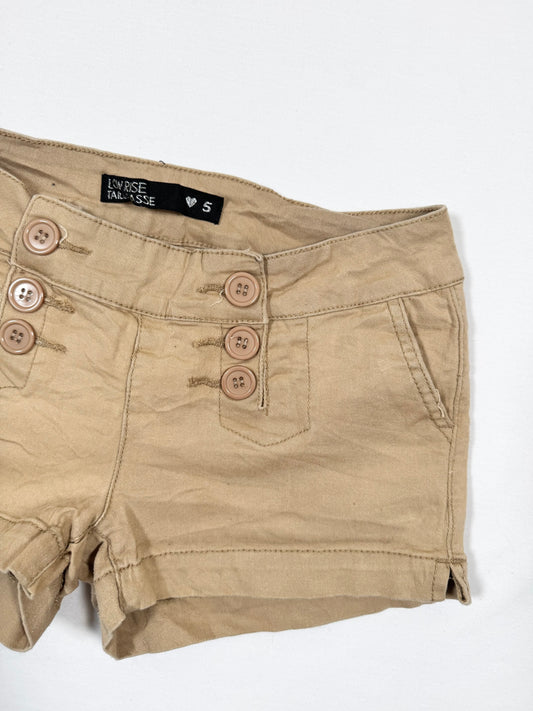 Button Mini Shorts