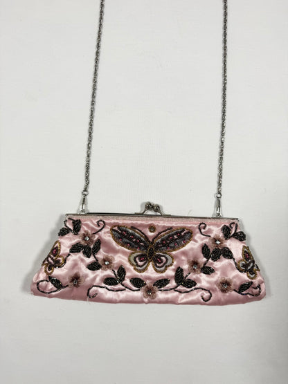Vintage Butterfly Beaded Bag ♡