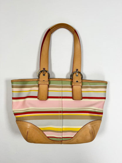 Coach Spring Stripe Bag ♡