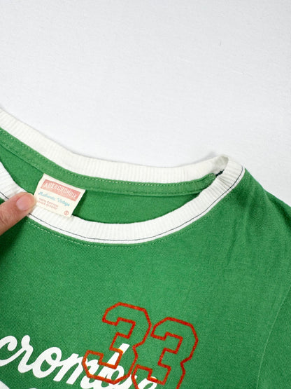Abercrombie & Fitch Green Sporty Tee ♡ S