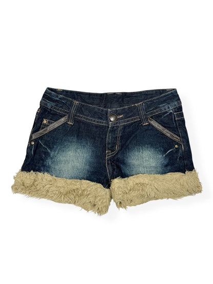 Fur Trim Shorts ♡ Size S
