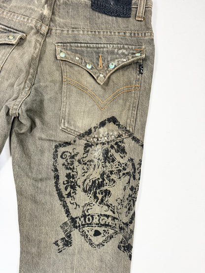 Morgan De Toi Grunge Flared Jeans ♡ M