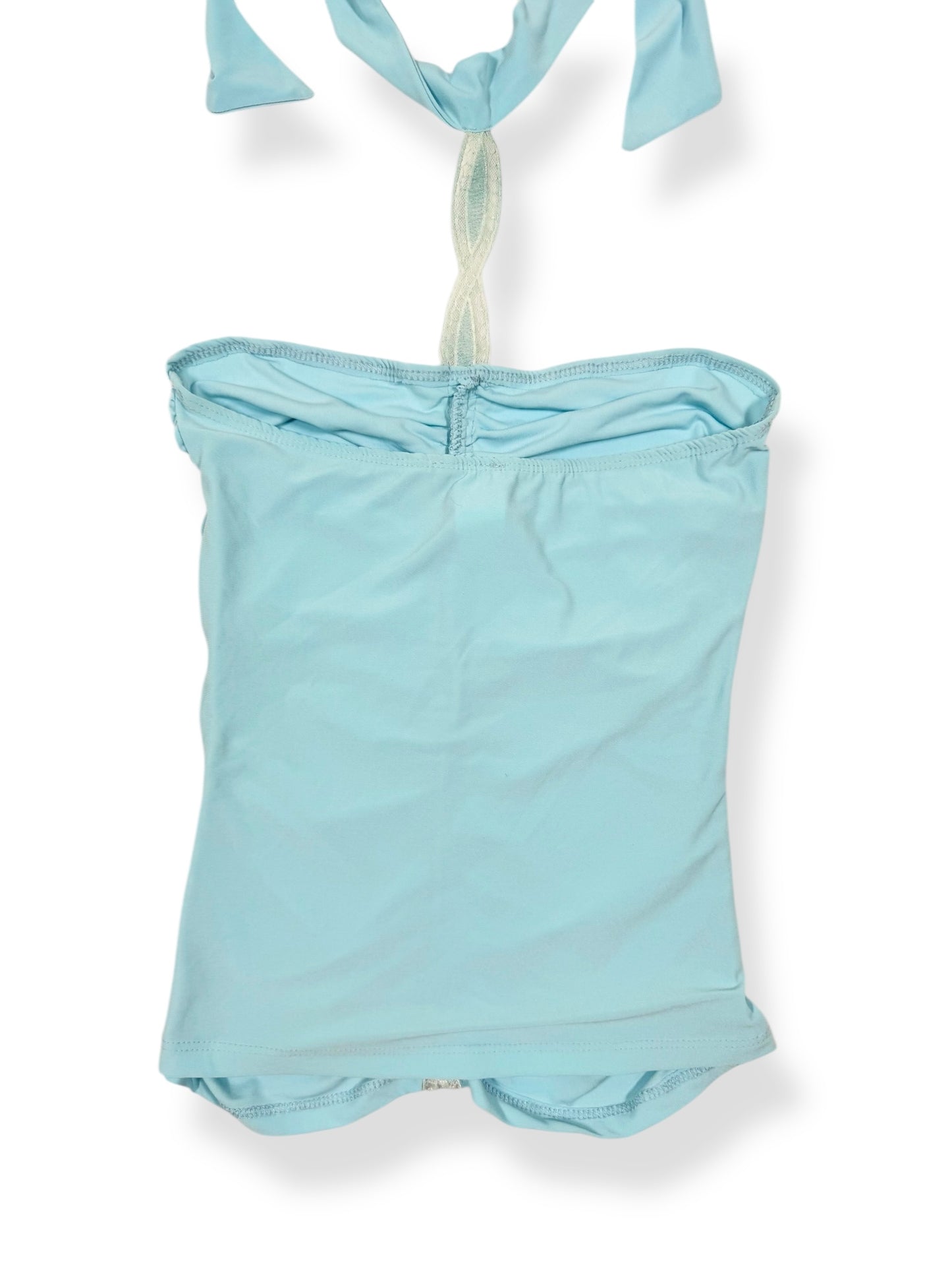 B-Sharp Baby Blue Halter Top
