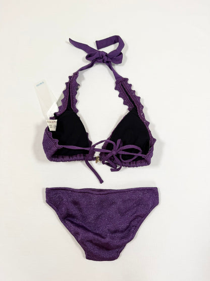 Playboy Purple Glittery Bikini ♡ XS