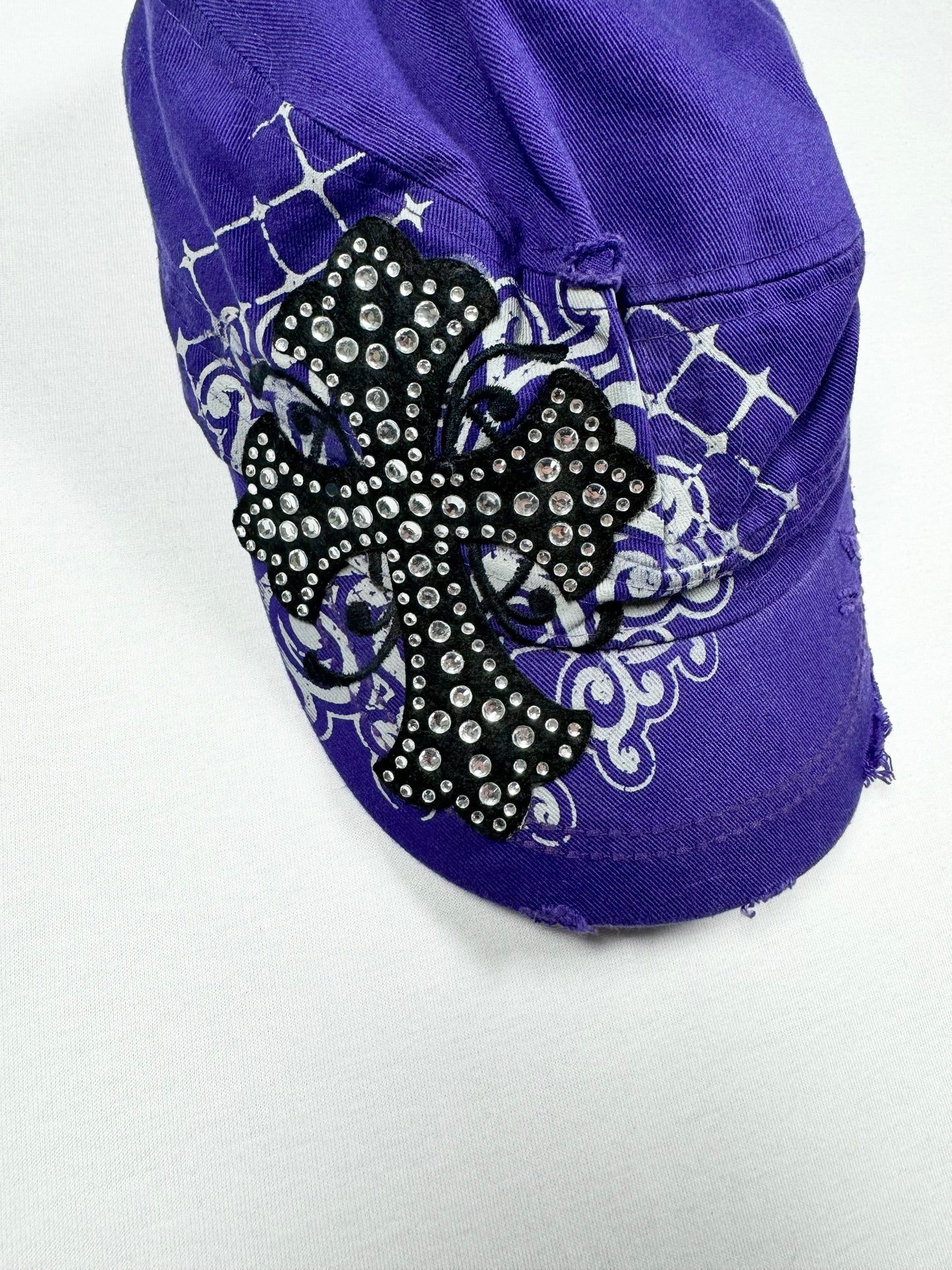 Purple Mcbling Cross Cap