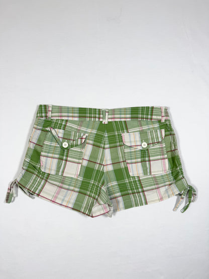 Plaid Mini Shorts ♡ Size M