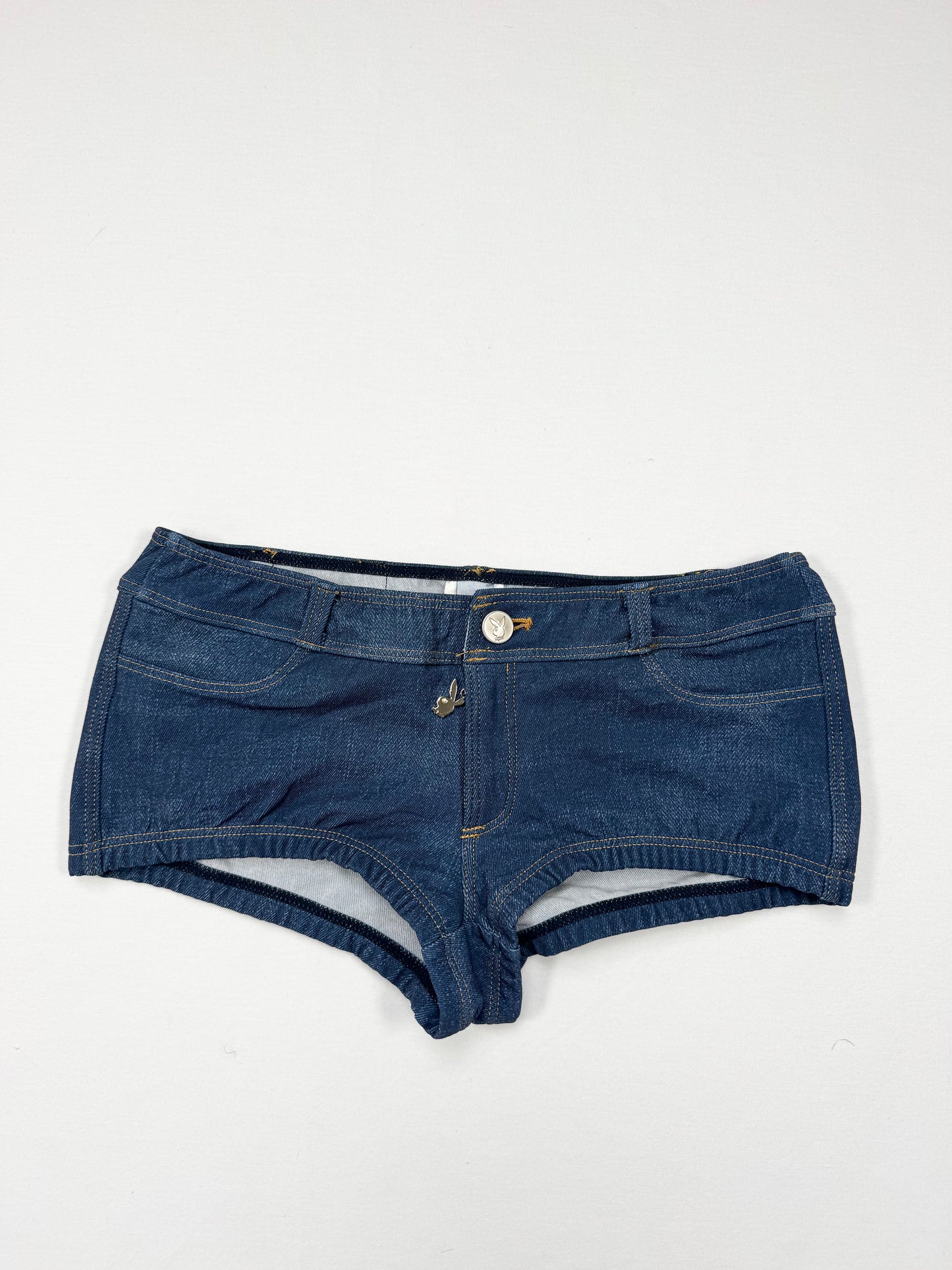 Playboy Denim Look Shorts ♡ XS