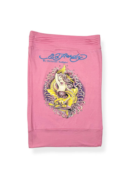 Ed Hardy Pink Tube Top