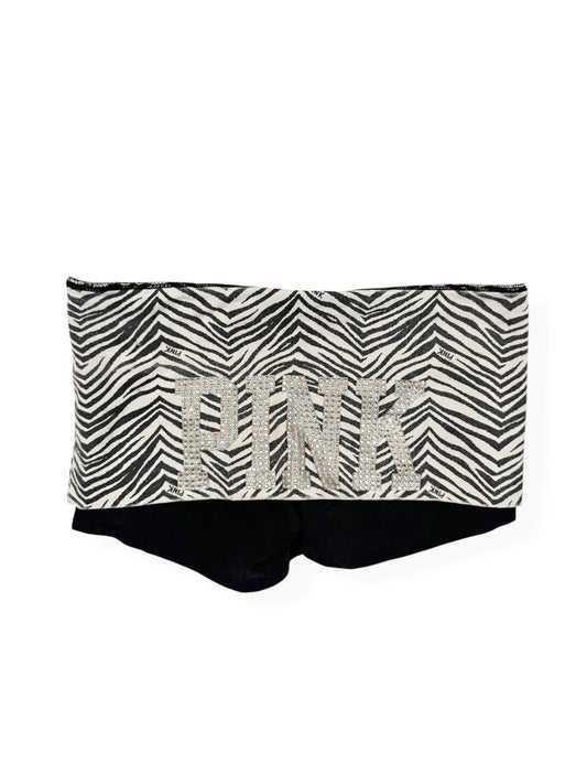 PINK Zebra Fold Over Shorts ♡ Size XS