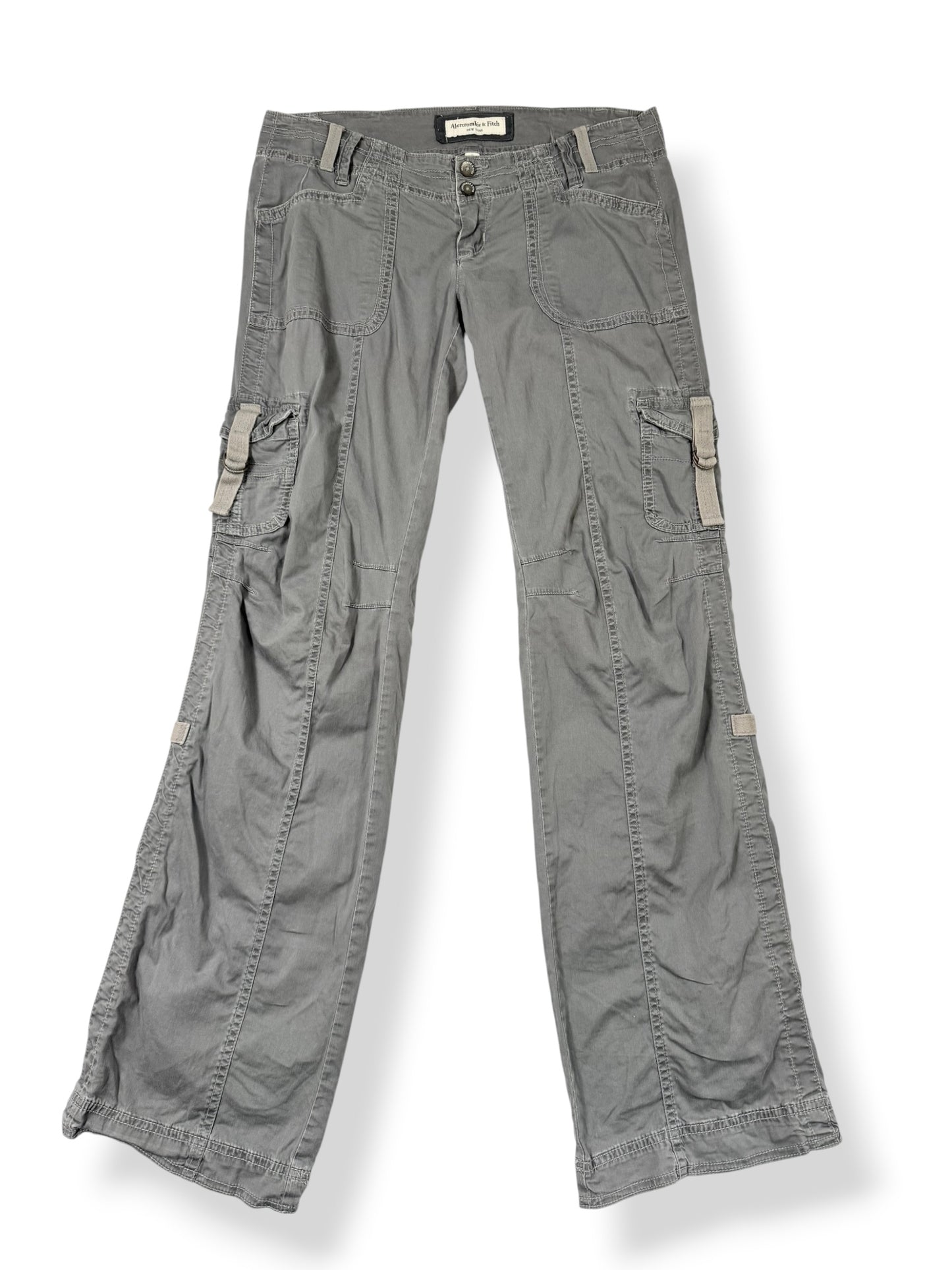 Abercrombie & Fitch Grey Cargo Pants ♡ S