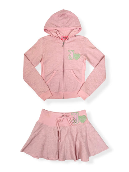 Juicy Couture Pink & Green Skirt Set ♡ XS