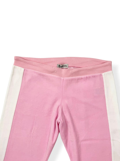 Playboy Pink Velour Trackpants ♡ S