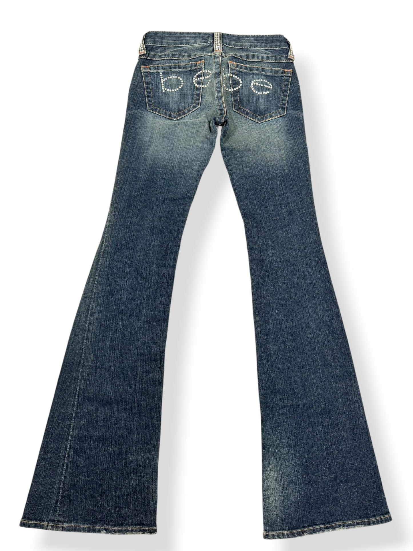 Bebe Diamante Flared Jeans ♡ 24”
