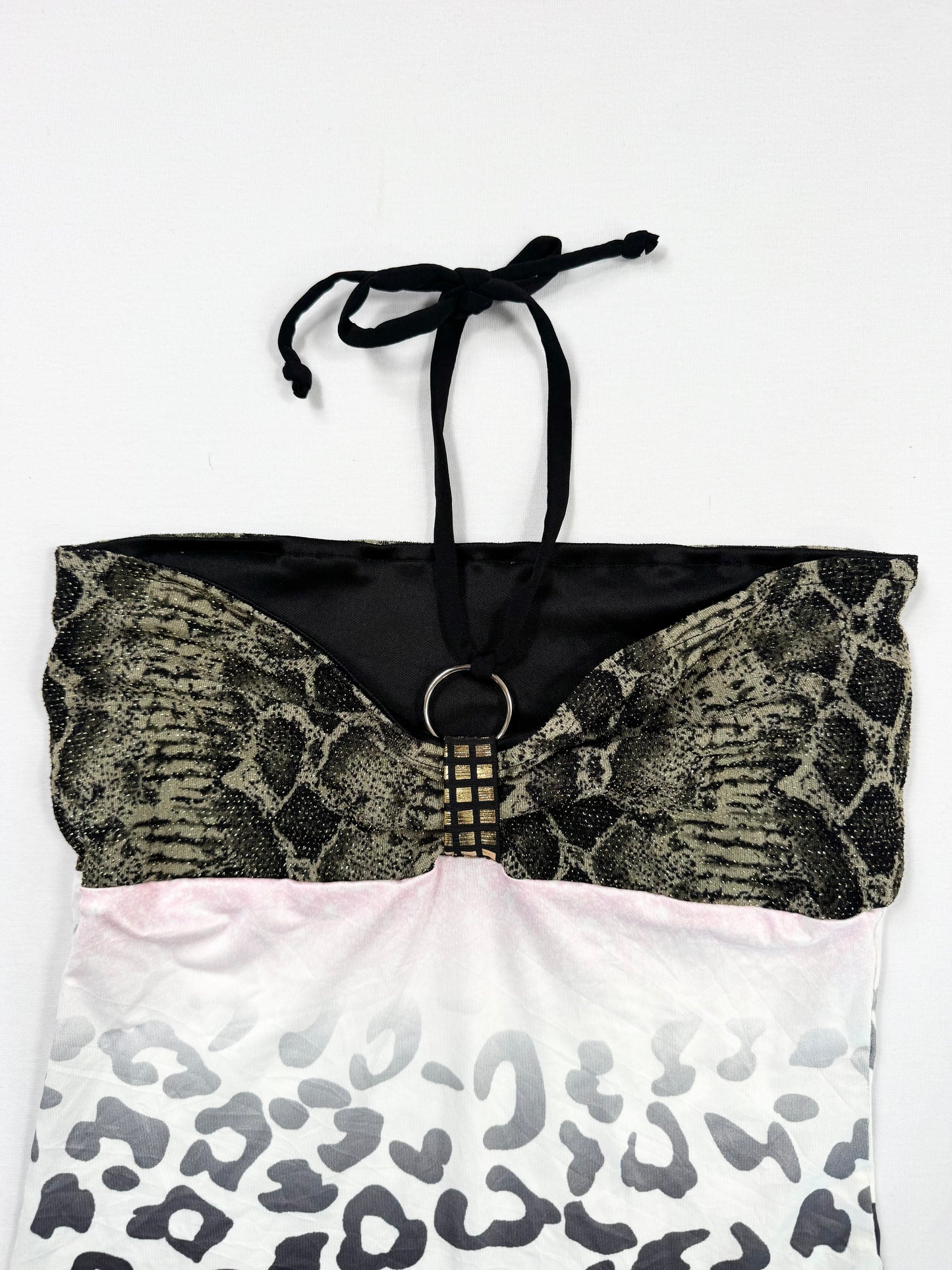 Leopard & Snakeprint Halter ♡ S