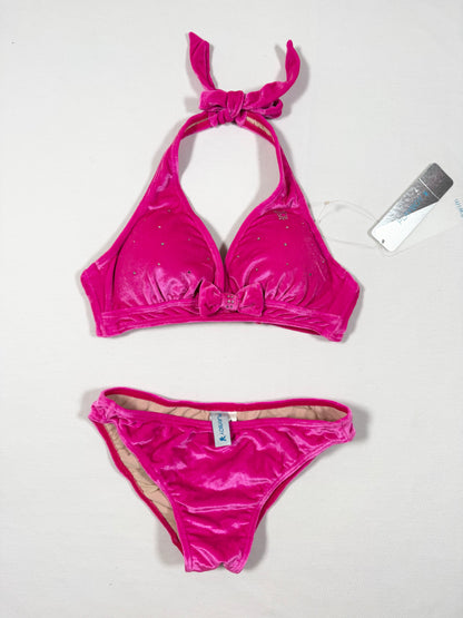 Playboy Pink Velour Swim Set ♡ Size XS/S