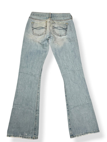 Abercrombie & Fitch Distressed Flared Jeans ♡ XS