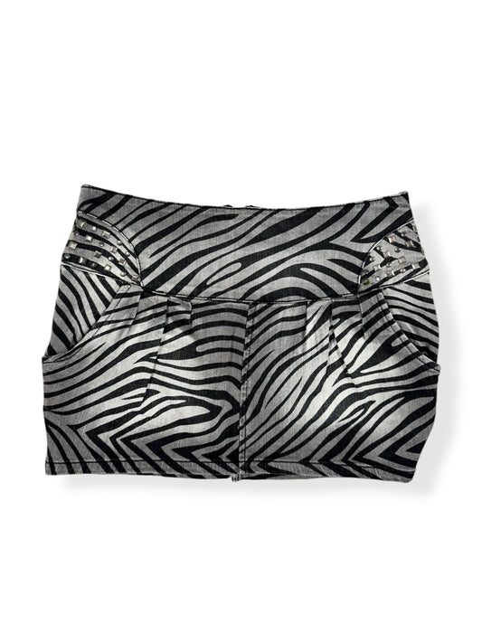 Zebra Mini Skirt ♡ Size S