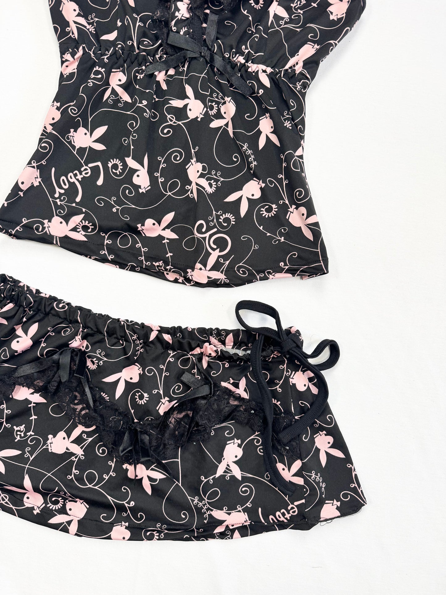 Playboy Cami & Skirt Set ♡ S