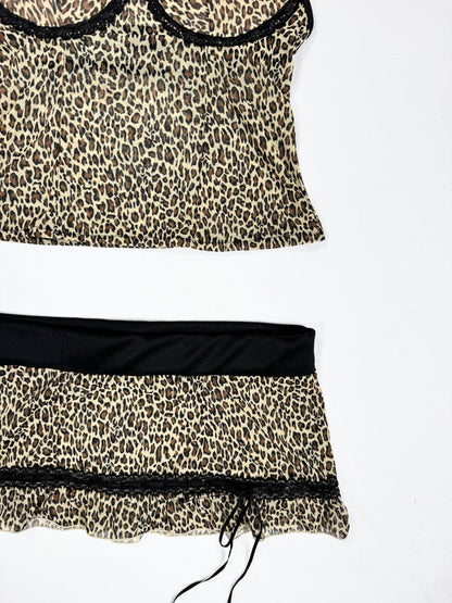 Leopard Rampage Cami Set ♡ S