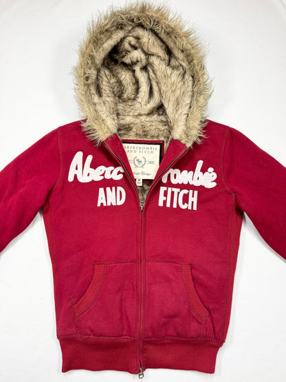 Abercrombie Fur Zip Up Hoodie ♡ M