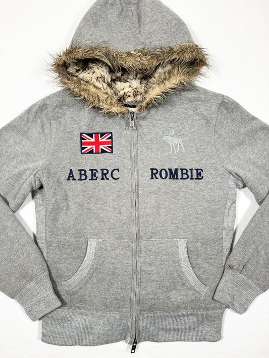Abercrombie & Fitch Fur Hood Zip Up