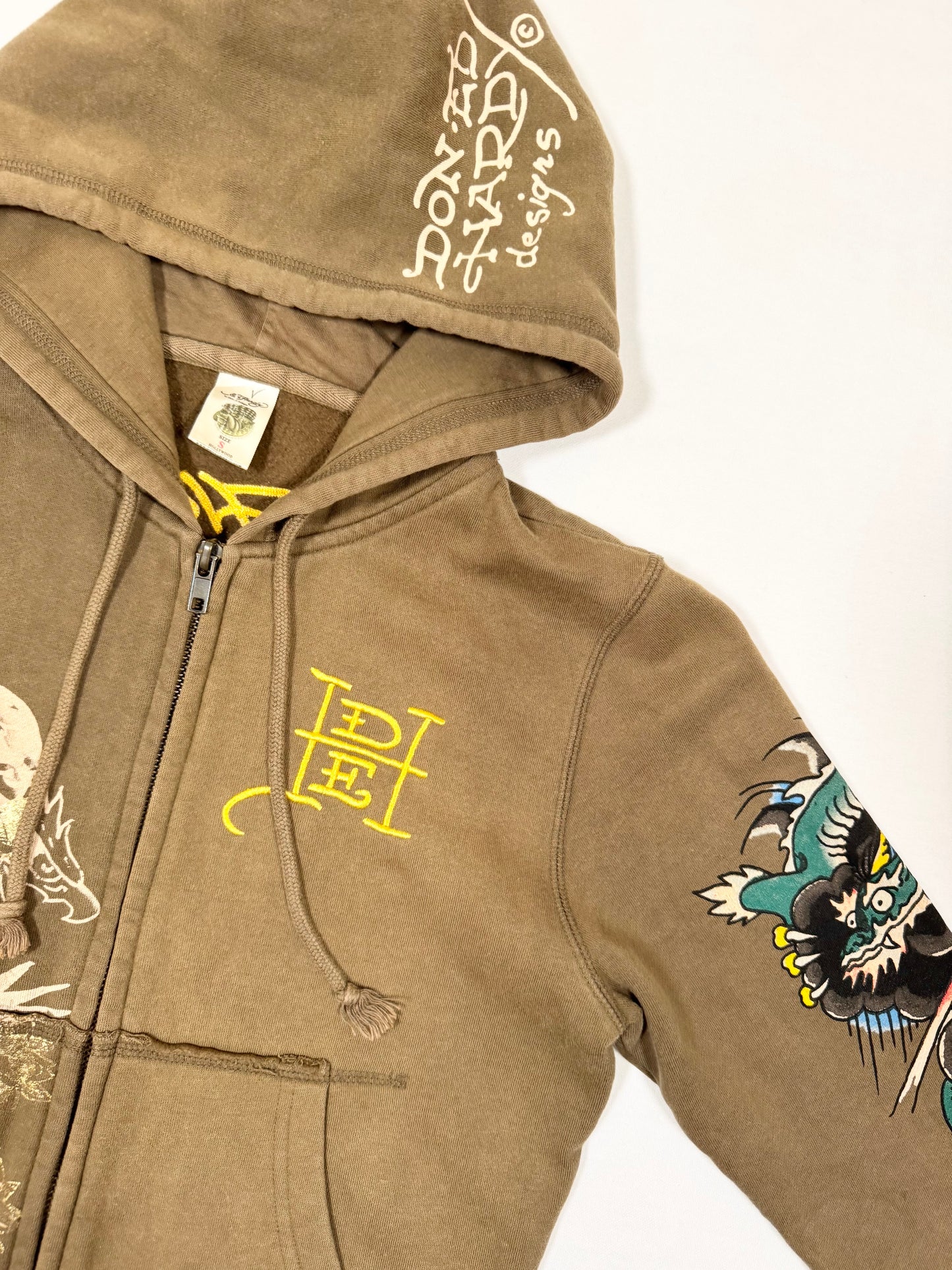 Brown Ed Hardy Hoodie