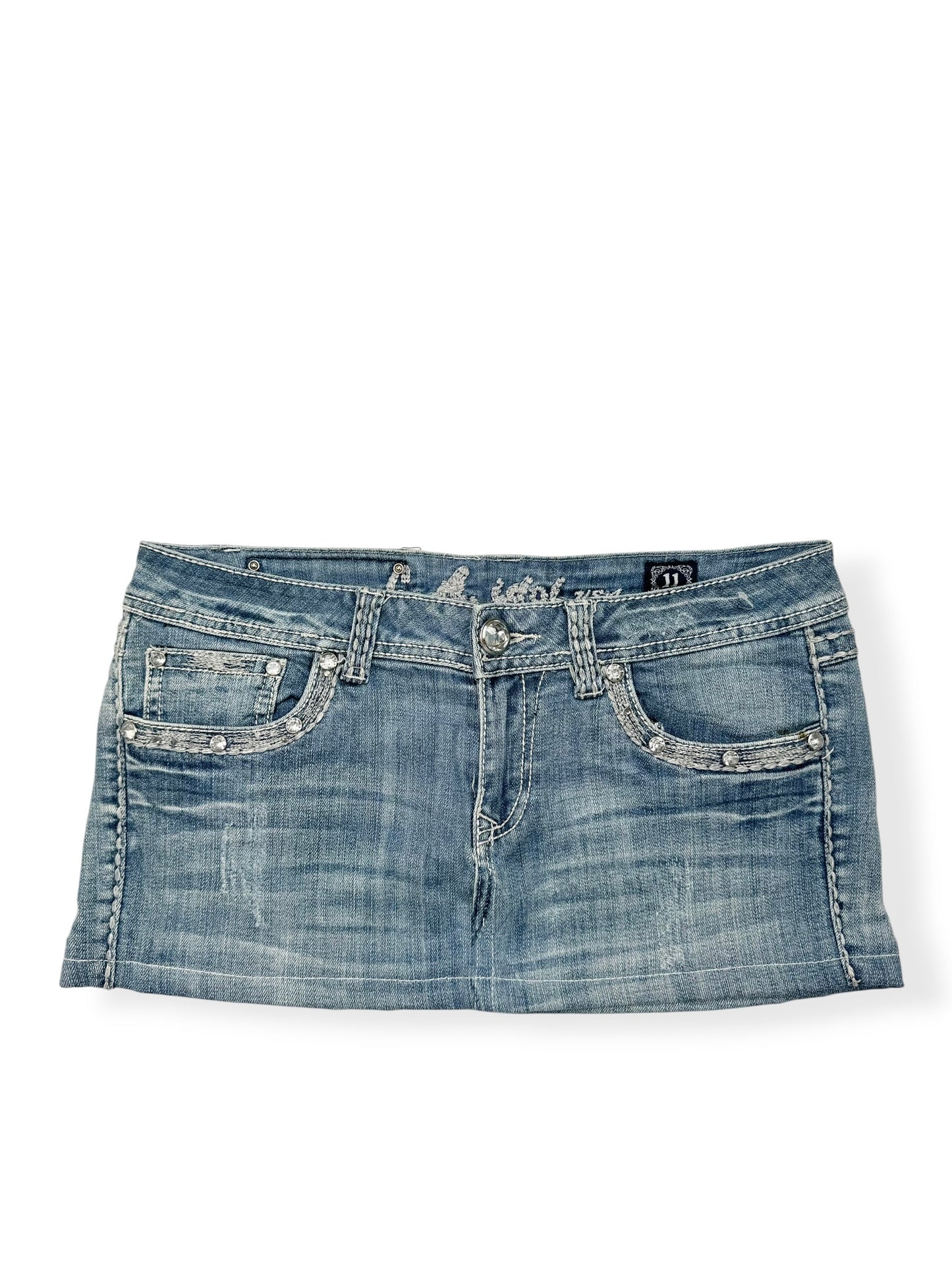LA Idol Diamante Mini Skirt ♡ M