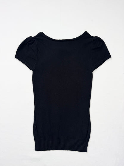 Bebe Knit Black Top ♡ XS