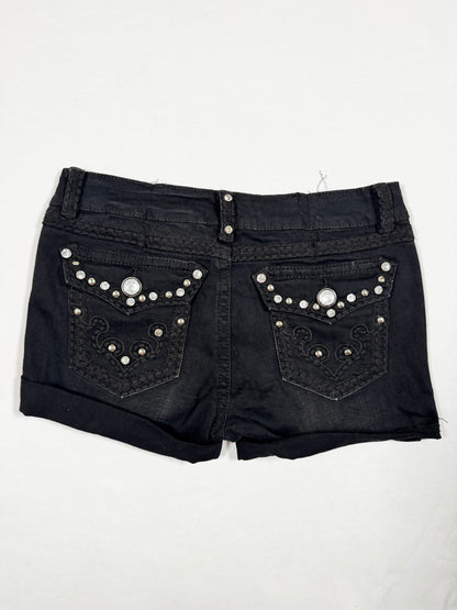 Diamante Black Shorts ♡ Size S/M