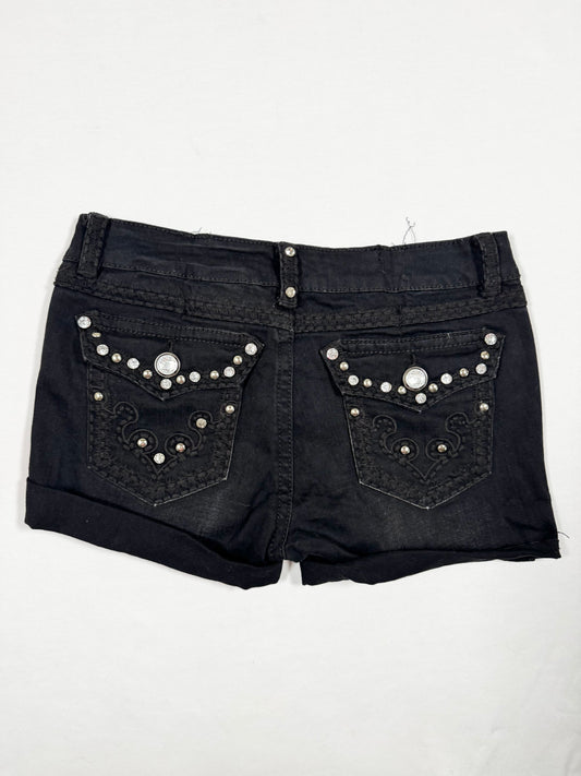 Diamante Black Shorts ♡ Size S/M
