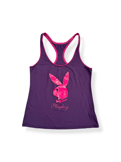 Playboy Purple & Pink Tank ♡ M/L