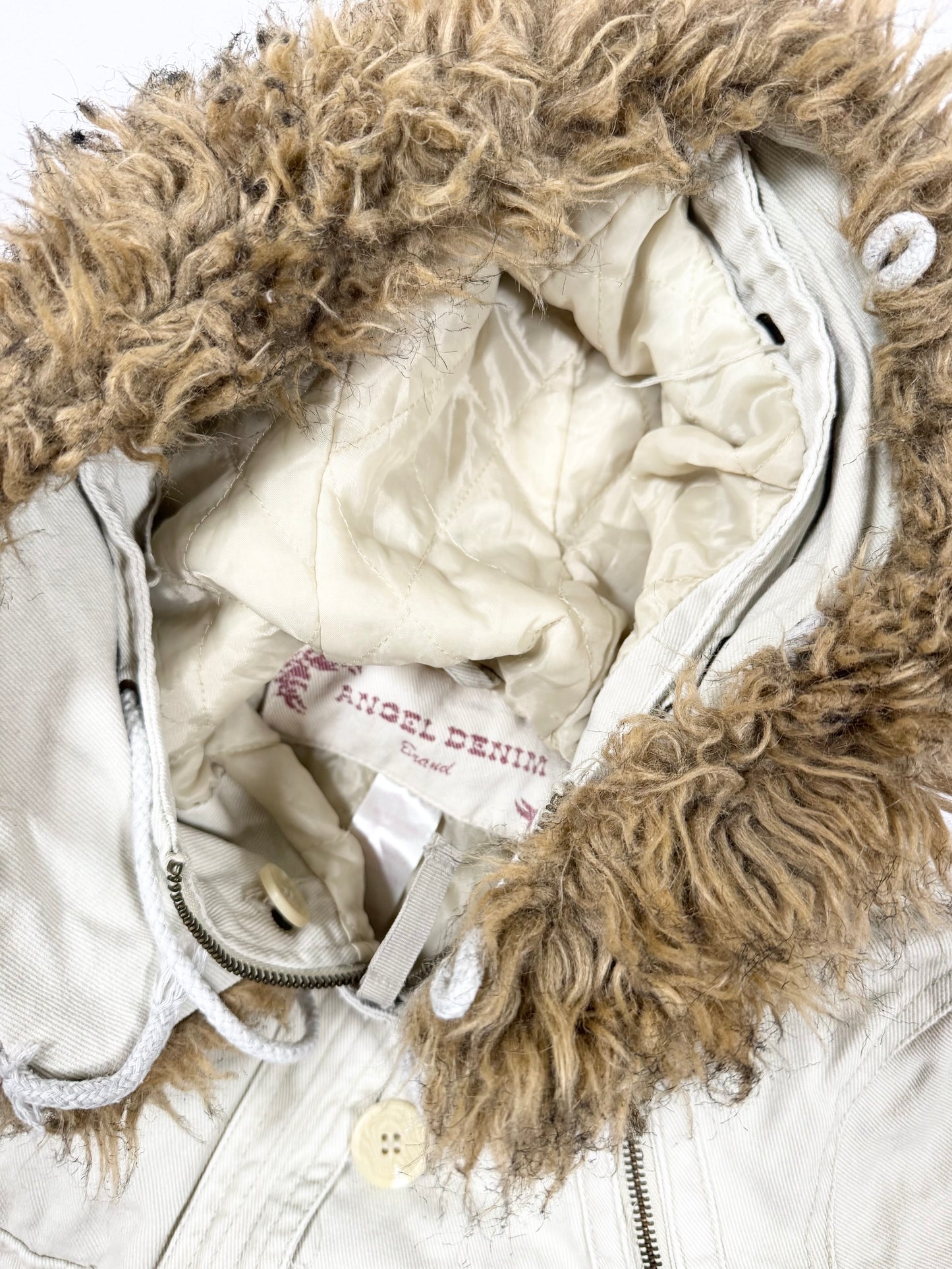 Cropped Fur Hood Jacket