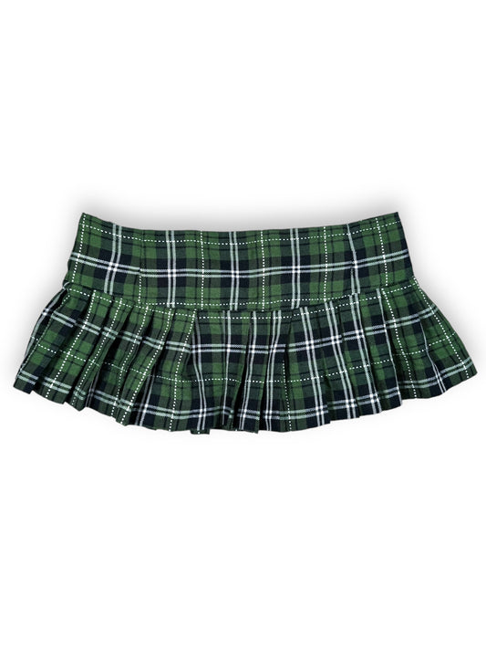 Plaid Microskirt