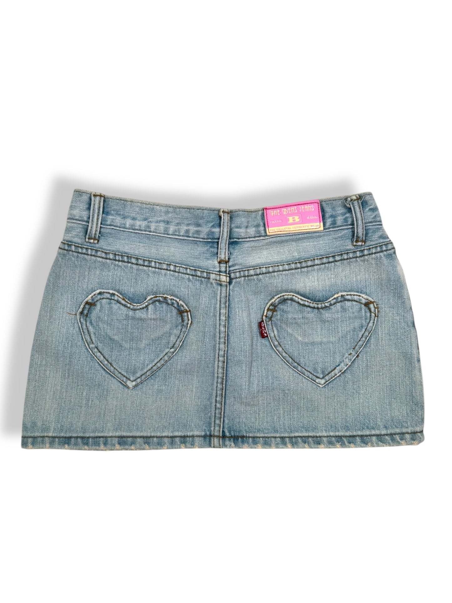 Heart Pocket Mini Skirt