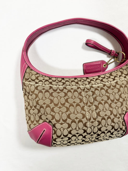 Pink Leather Coach Bag ♡