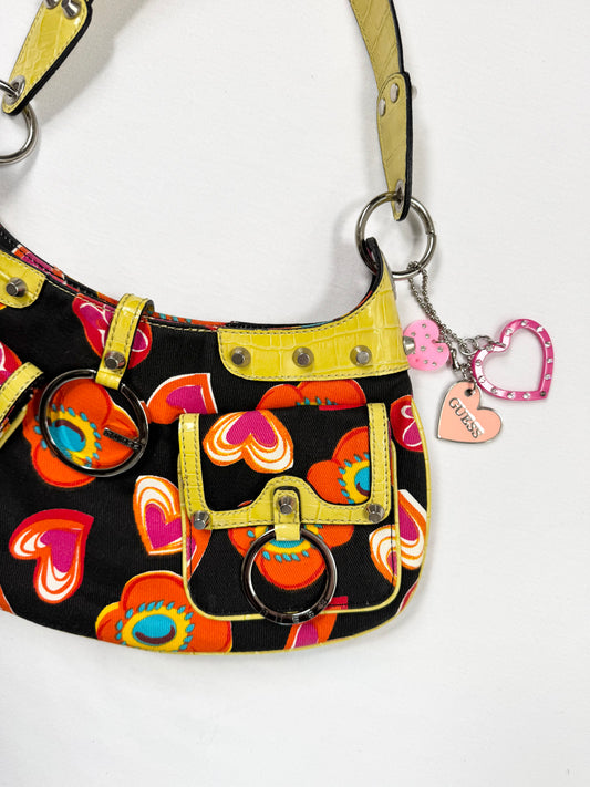 “Guess” Pink Heart Bag ♡
