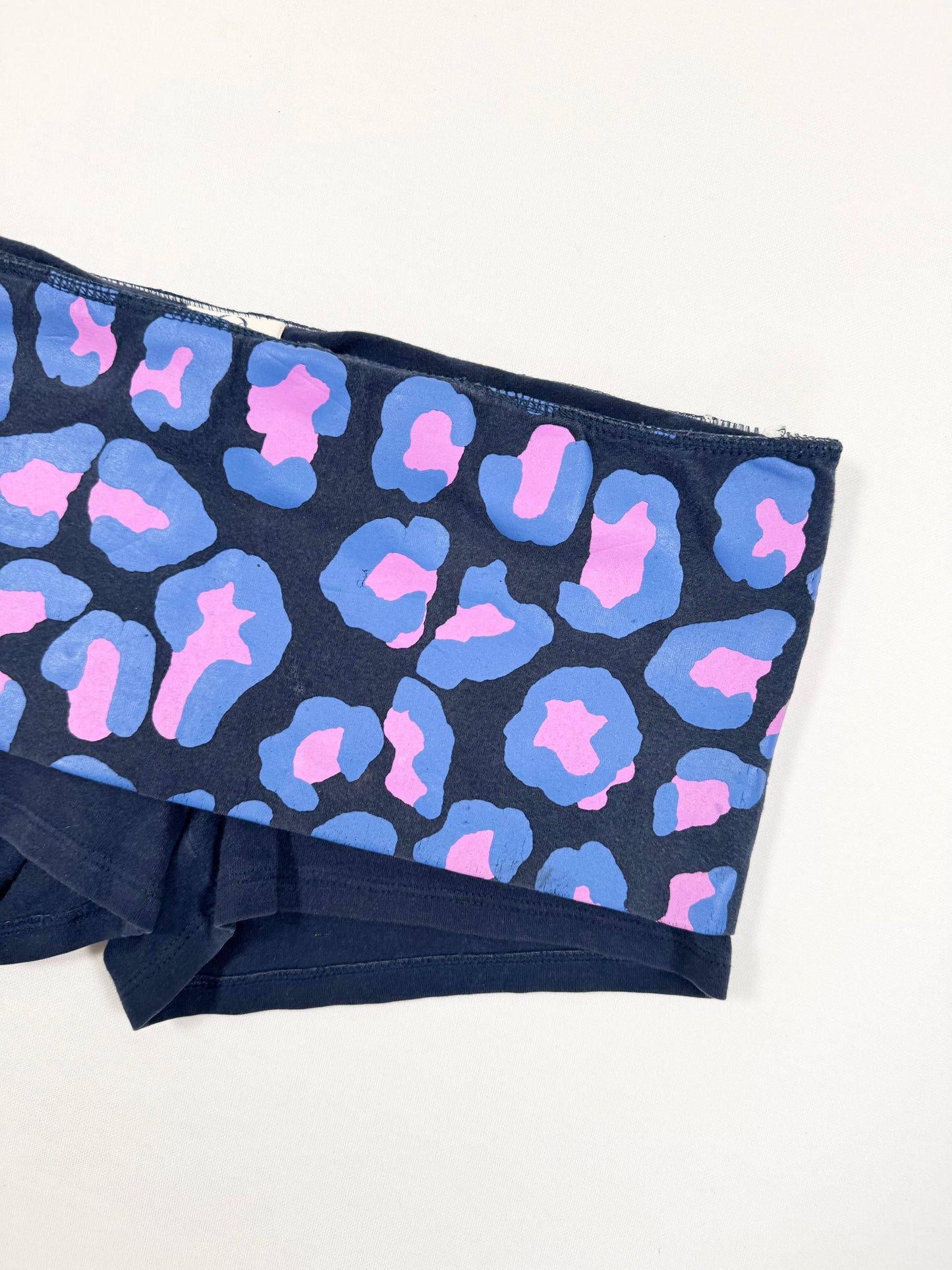 Leopard “LOVE PINK” Fold Over Shorts ♡ S