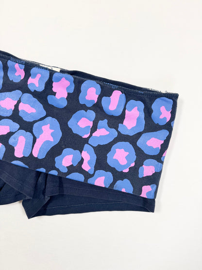 Leopard “LOVE PINK” Fold Over Shorts ♡ S
